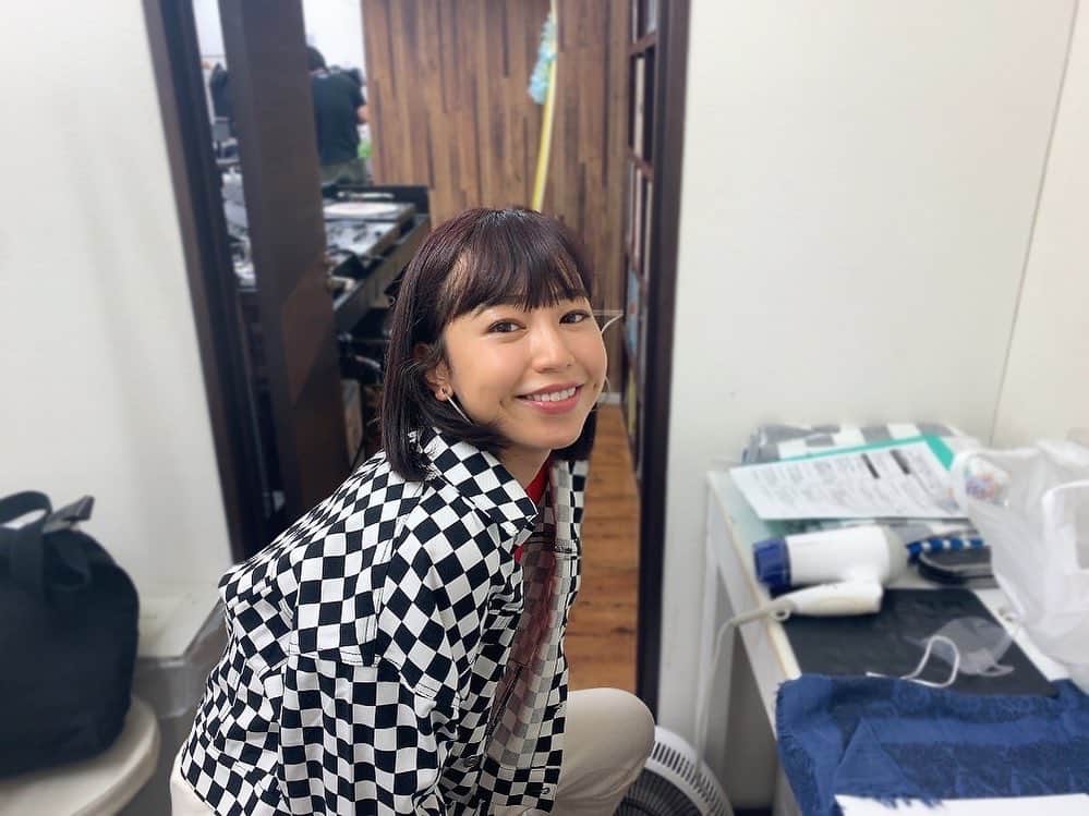 夏江紘実のインスタグラム：「. 今日はこだわりナビの収録でした！ 朝から始まってあっという間🌈 . のんびり歩いて寄り道して帰ろ〜っ😊」