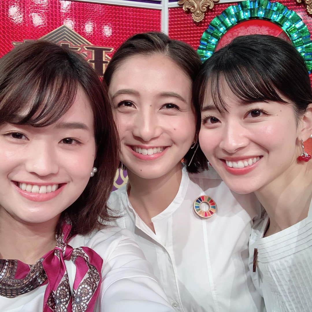 篠原梨菜さんのインスタグラム写真 - (篠原梨菜Instagram)「木梨の会。〜ズです😍 #近藤夏子 アナ　#山本里菜　アナと！  今夜7時から、東大王×世界くらべてみました合体4時間SPの東大王パートに、 SDGs大使の #バナナマン さん、#山之内すず さん、#木村佳乃 さん、#安住アナ  そして17人のTBSアナウンサーが SDGs大使チームとして、SDGsにまつわるクイズを！ たのしく学べます！🌏  #東大王 #クイズ #sdgs  #tbsアナウンサー #tbs  #篠原梨菜」11月3日 12時53分 - shinorinatbs