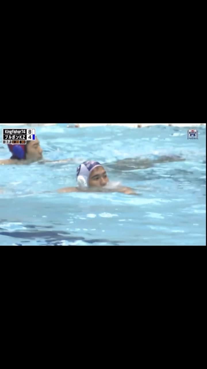 荒井陸のインスタグラム：「☑︎ Japan Championship Final 5goals🤽‍♂️💥 vs Bourbon KZ🟦🟥  いつも作って頂いてありがとうございます。  #waterpolo #kingfisher74」