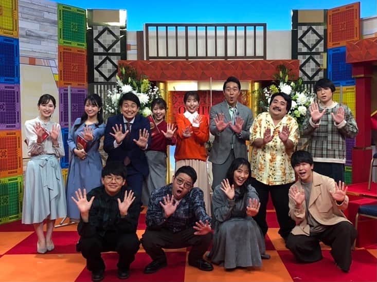大森万梨乃のインスタグラム：「ㅤㅤㅤ 「 しずおか35市町 推してみぃ〜賞！ 」 2時間30分 生放送でお届けしました✌️🌟 ㅤㅤㅤ ご協力いただいた静岡を愛する35市町の皆さま、 そしてご覧いただいた皆さま、ありがとうございました！ ㅤㅤㅤ 静岡って良いところだな〜と 改めて思える時間になっていたら嬉しいです♡ ㅤㅤ 明日からのただいまテレビもよろしくお願い致します！ ㅤㅤㅤ #ミキ #空気階段 #鈴木福 くん #竹内由恵 さん #桔梗女子ソフト #圧巻のピッチング」