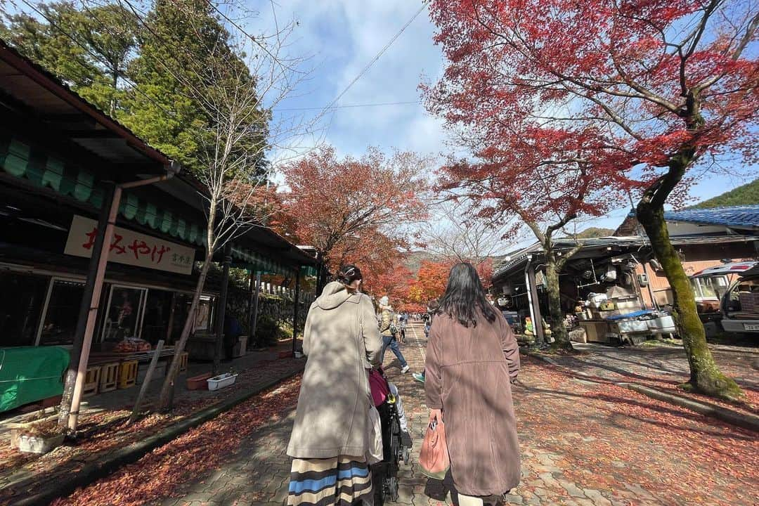 山下もえさんのインスタグラム写真 - (山下もえInstagram)「#紅葉 #紅葉スポット #家族写真 #家族旅行 #キューピー」11月28日 23時42分 - look_at_me1027