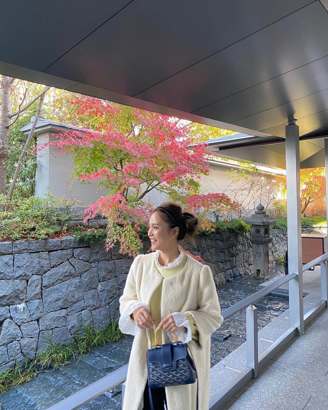 Risako Yamamotoさんのインスタグラム写真 - (Risako YamamotoInstagram)「🍁💛  weekend in Kyoto☃️🍃  愛用のスニーカーを先日の晴れの日に洗って綺麗にして、気持ち良い♡👟  #weekend #kyoto #ootd #fashion #coordinate #紅葉」11月29日 15時09分 - risako_yamamoto