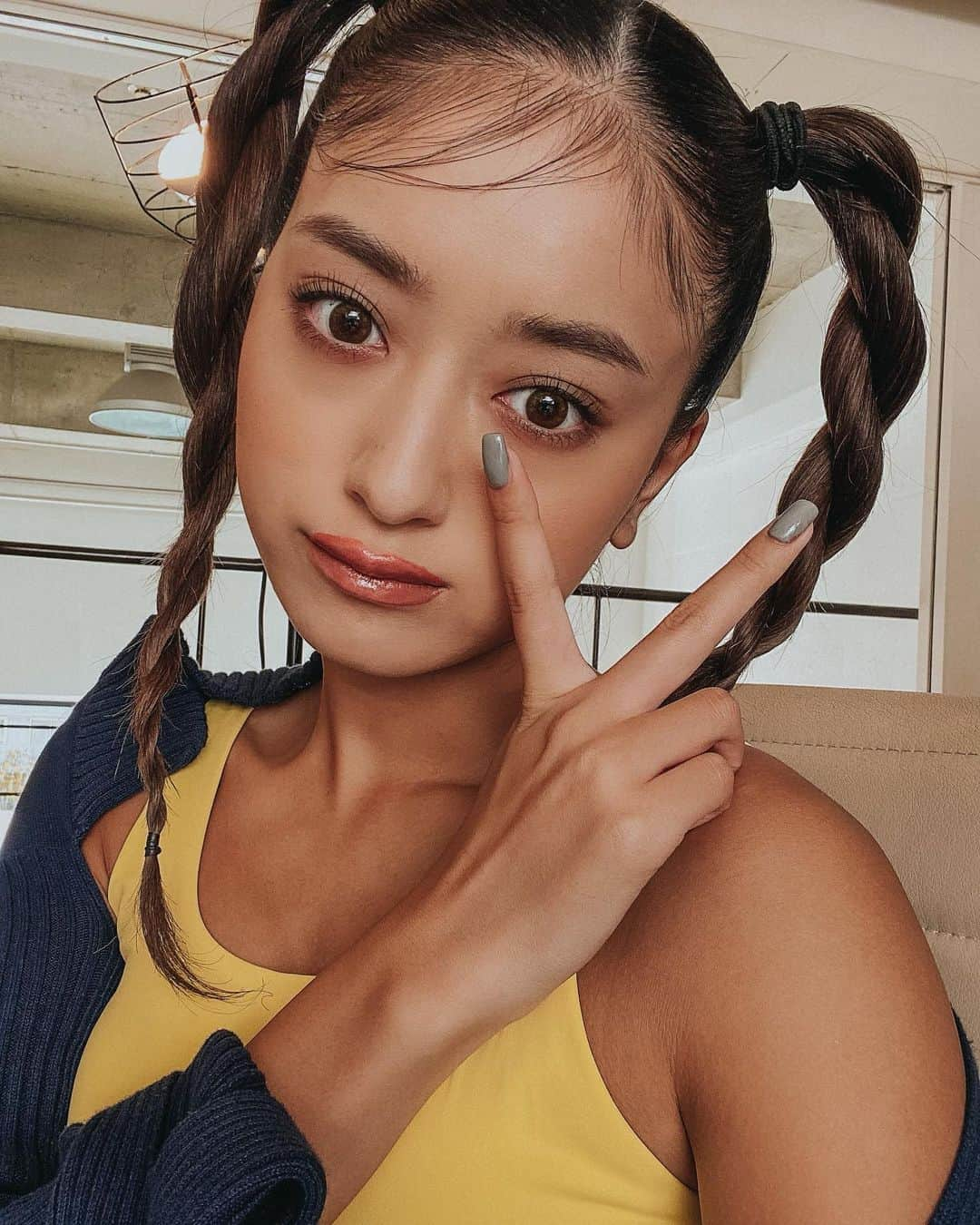 池田美優（みちょぱ）さんのインスタグラム写真 - (池田美優（みちょぱ）Instagram)「． やあやあ✋🏾💛🌟」11月29日 18時20分 - michopa1030