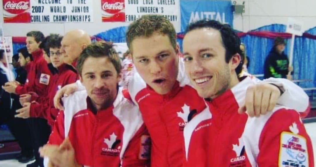 ジェームス・ダグラス・リンドさんのインスタグラム写真 - (ジェームス・ダグラス・リンドInstagram)「Congratulations to my bud GWalks on becoming an Olympian! Here’s some throwbacks to the 2007 World Jr when competing at the Olympics was just a distant dream. So happy for you and @teamgushue on your amazing accomplishment!」11月30日 0時51分 - j.d.lind