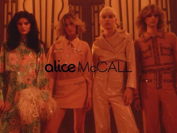 アリスマッコールのインスタグラム：「DISCOTECA // It’s the new-age golden era of diverse appeal that sees the alice McCALL brand revisit its essence and original inspiration with a nostalgic nod to the ever-inspiring ’60s and ’70s with flashings of the ’80s. #aliceMcCALL」