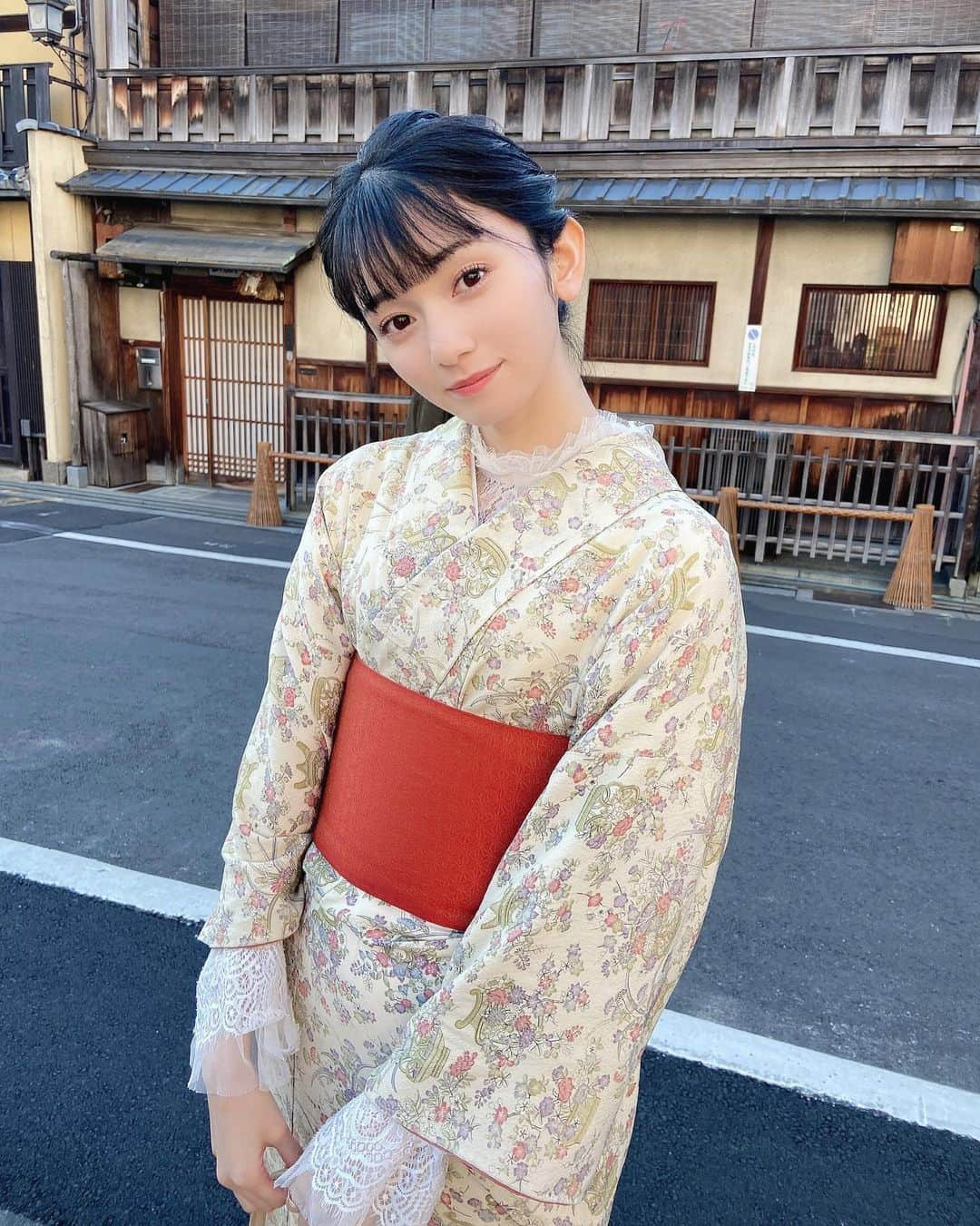 熊澤風花さんのインスタグラム写真 - (熊澤風花Instagram)「着物着れました 🍁」12月1日 22時23分 - fuka_kumazawa