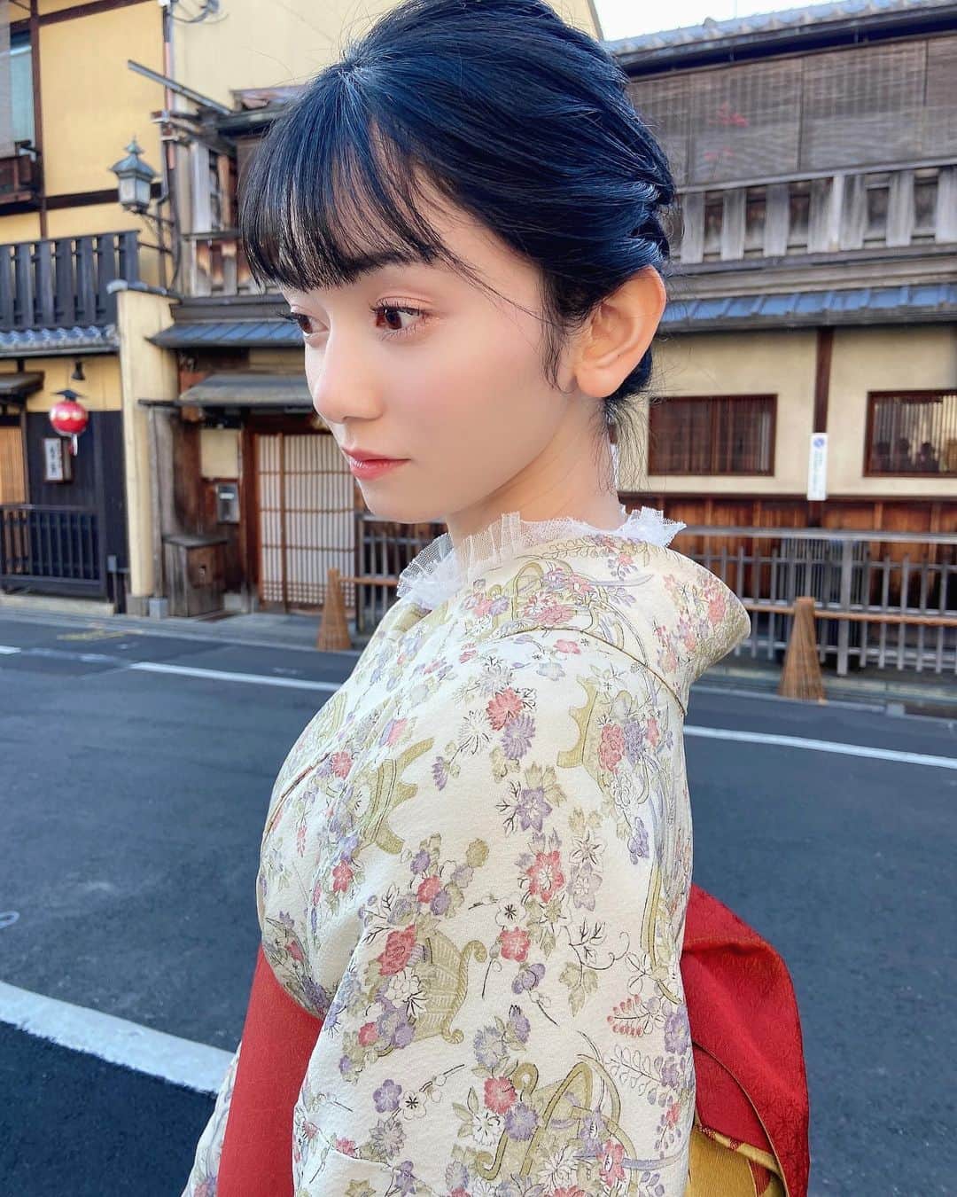 熊澤風花さんのインスタグラム写真 - (熊澤風花Instagram)「着物着れました 🍁」12月1日 22時23分 - fuka_kumazawa