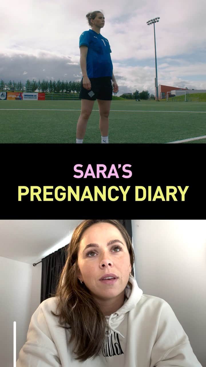 PUMA Footballのインスタグラム：「Sara’s Pregnancy Diary: The final weeks with @sarabjork90 #SheMovesUs」