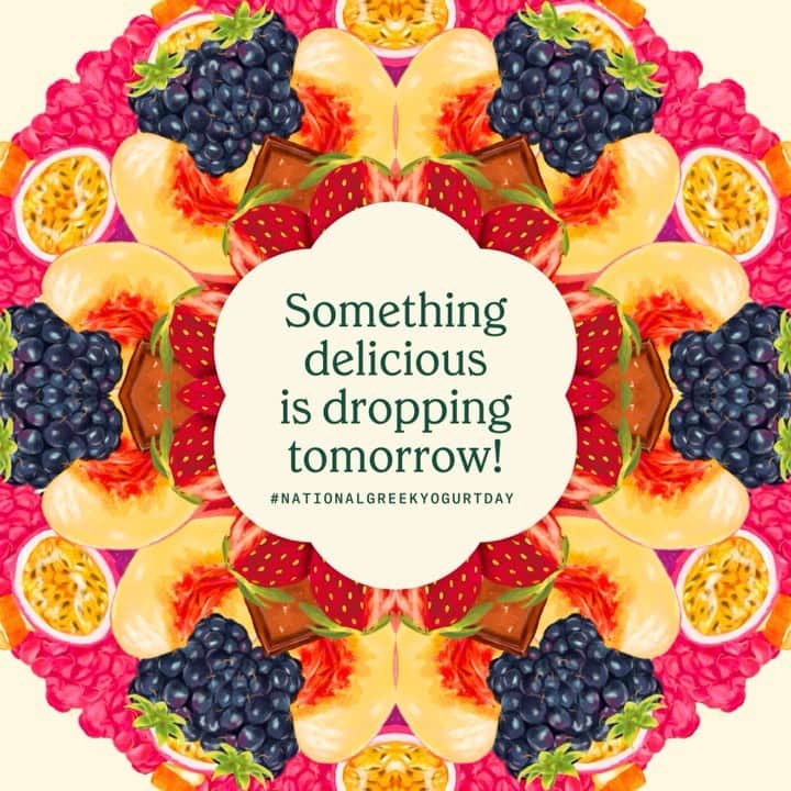 Chobaniのインスタグラム：「We think #GreekYogurt deserves its own holiday. Something delicious is dropping tomorrow!#nationalgreekyogurtday」
