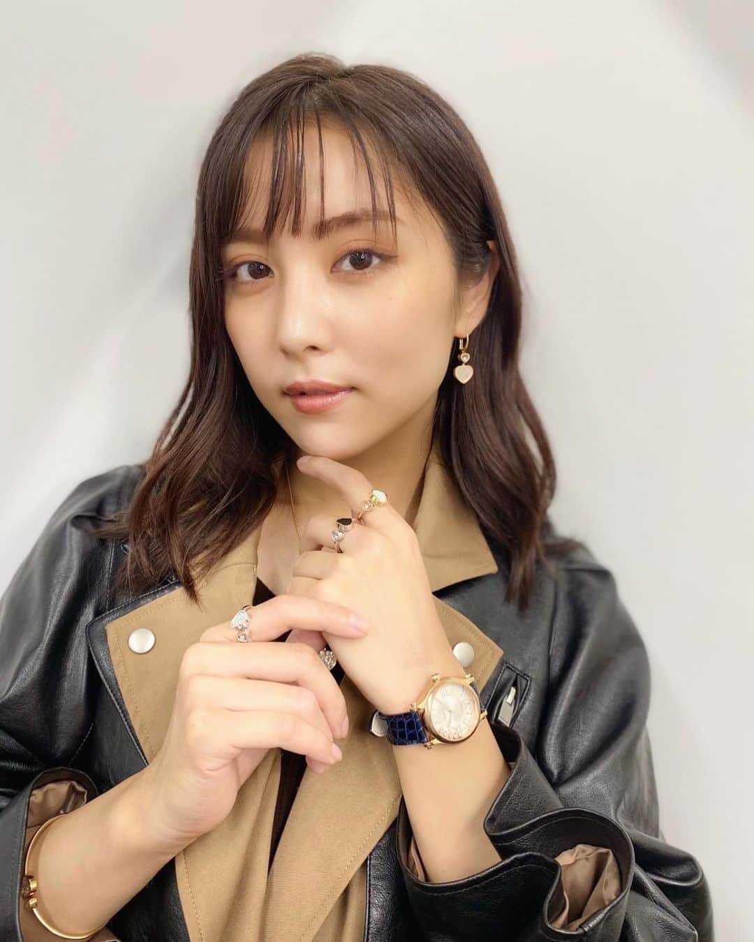 石川恋さんのインスタグラム写真 - (石川恋Instagram)「My favorite items❄️ 冬コーデもChopardと一緒に。 シンプルなのに品が出るし、どんなお洋服にも合う！ #ChopardHappyDiamonds #ChopardHappyStyle」11月9日 18時01分 - ren_ishikawa