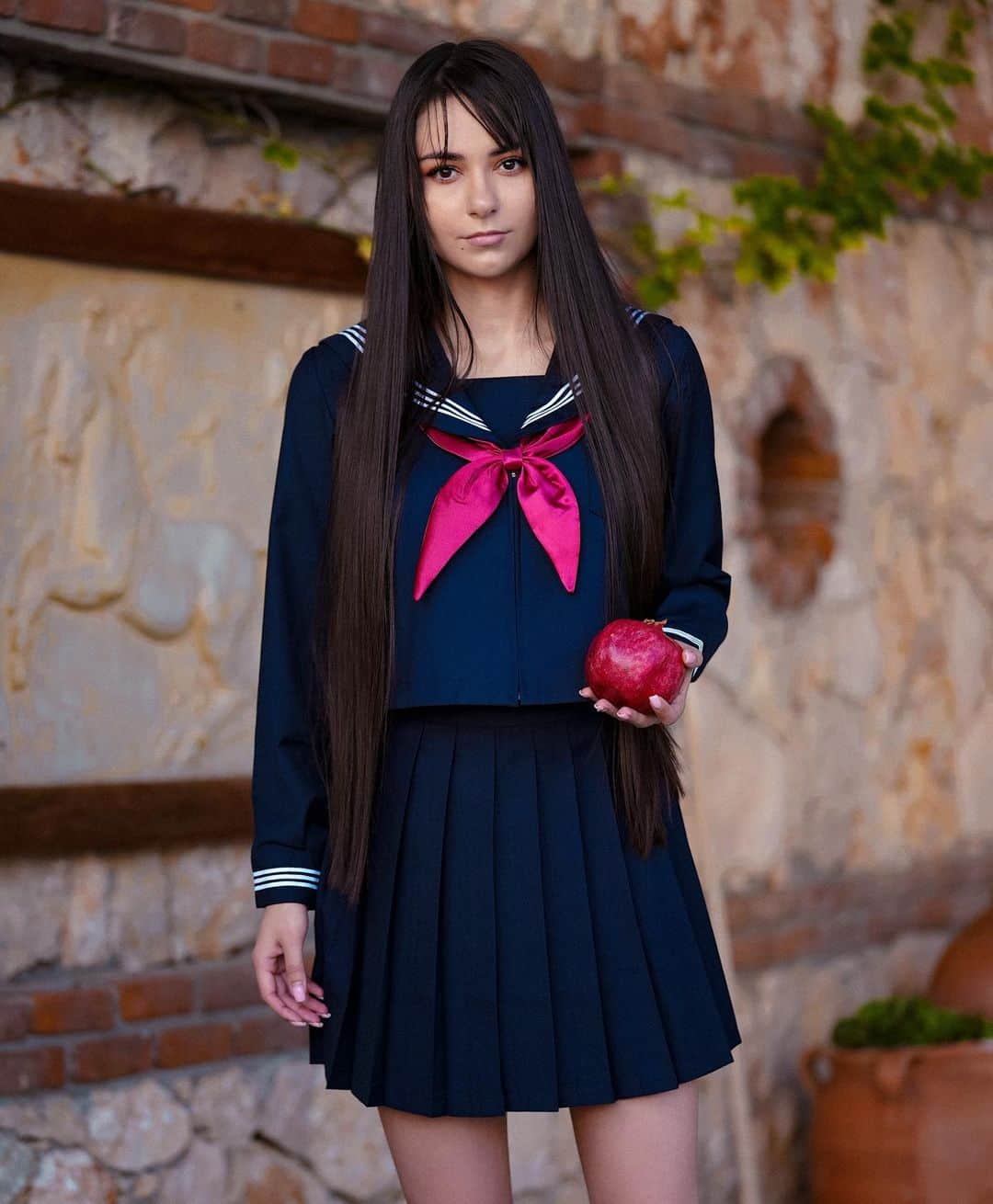 ヘルガ・ラブケティのインスタグラム：「Who were you this Halloween? 🎃How do you like my anime look? ❤️🖤」