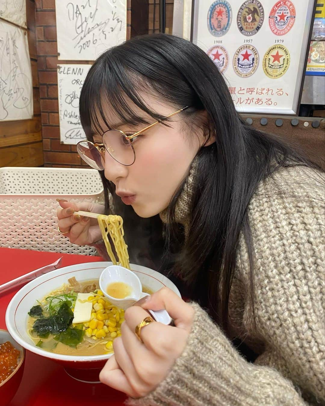 吉井美優さんのインスタグラム写真 - (吉井美優Instagram)「. 念願の札幌ラーメン 味噌バターコーン 最強でした 🥢🍥」11月10日 20時08分 - miyu_yoshii32