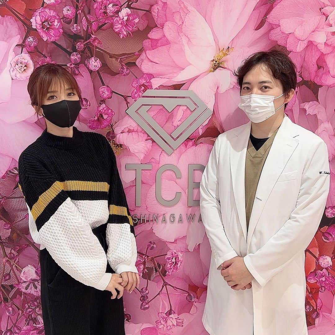 大槻ひびきさんのインスタグラム写真 - (大槻ひびきInstagram)「東京中央美容外科品川院(@tcb_shinagawa) に行ってきました🌸  初めて行ってみたのですが 院内とても広くて明るくて綺麗でした✨ 最近トレーニングや食事管理で カラダ作りをしています！ もっと理想のカラダ ...
