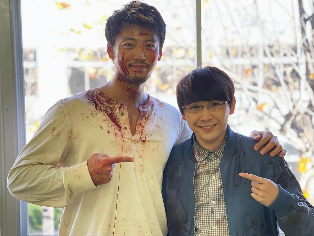 竹内涼真のインスタグラム：「#君と世界が終わる日に   　　 　室田シンジ役　『須賀健太くん』  　新たなメンバー　嬉しい❗️」