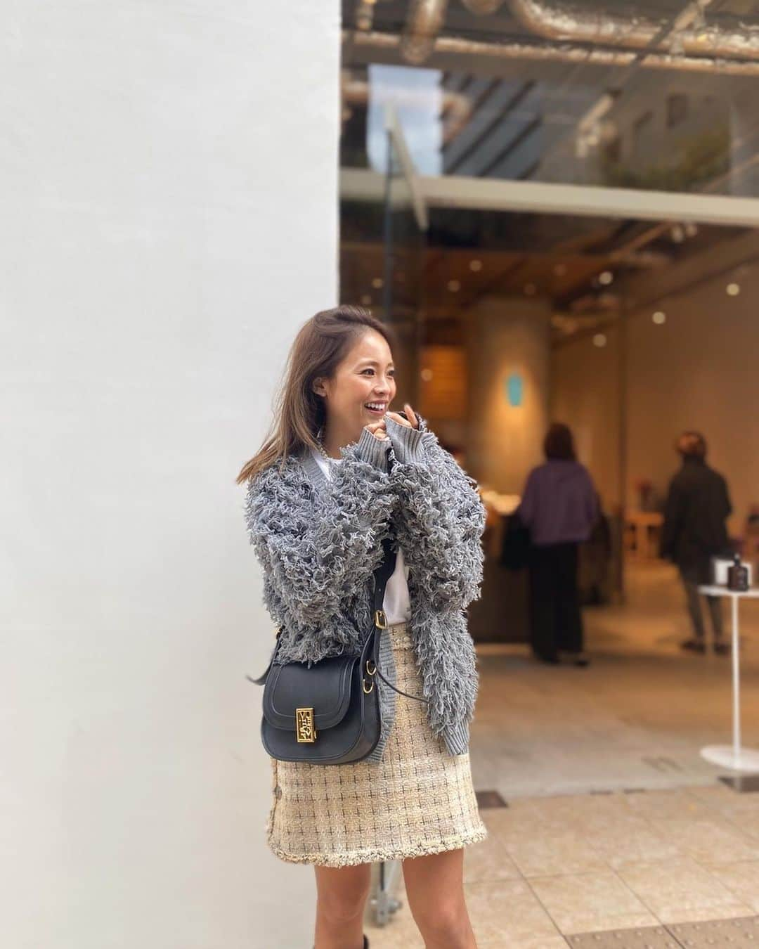 Risako Yamamotoさんのインスタグラム写真 - (Risako YamamotoInstagram)「🐭💭🤍  #ootd #fashion #coordinate  #rosymonster #kuchidesign #CHANEL #mulberry」11月10日 17時45分 - risako_yamamoto