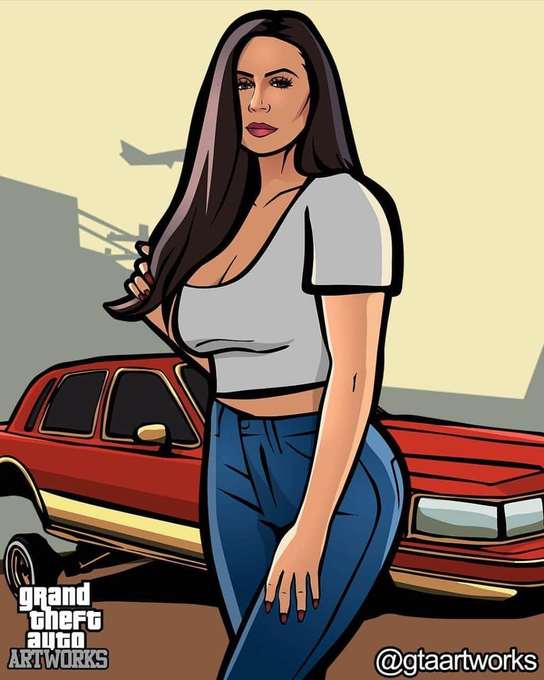 Kendra Lustさんのインスタグラム写真 - (Kendra LustInstagram)「#grandtheftauto from @iceartscrazy #humpdayvibes」11月11日 4時16分 - kendralust