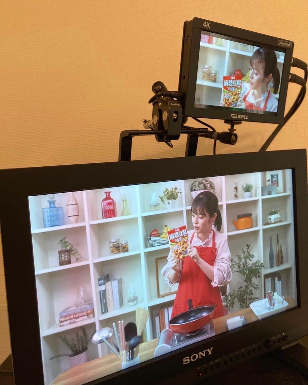 豊嶋花さんのインスタグラム写真 - (豊嶋花Instagram)「丸美屋さんのWEB CM「#ソフトふりかけ 」と「#麻婆豆腐の素」に出演しています☺️  食レポするのはとっても楽しかったです♪  YouTubeから観られるので、ぜひ覗いてみてください！  #豊嶋花 #丸美屋 さん」11月11日 19時37分 - hanatoyoshima_official