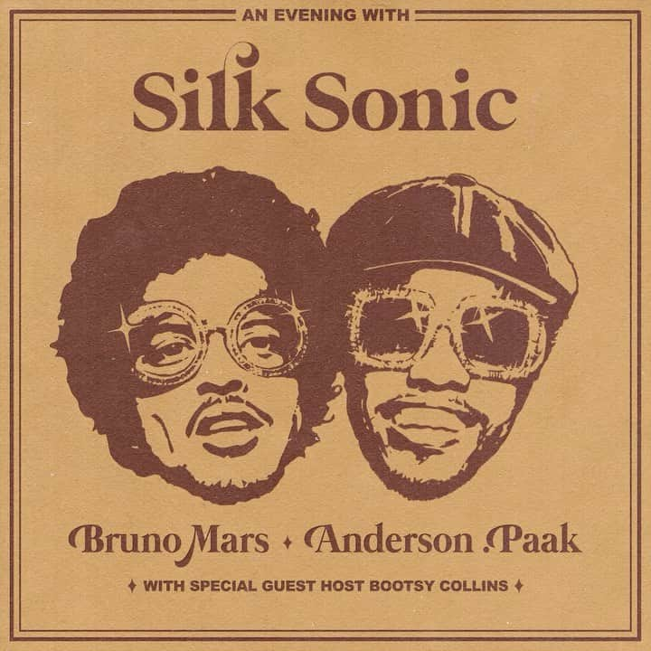 ブルーノ・マーズのインスタグラム：「Singing our guts out!!! Stop Playin with us! @anderson._paak  WE DID IT!!! Everyone Go listen to #AnEveningWithSIlkSonic and #LetSilkSonicThrive ✨✨✨ We’re officially open for compliments, critiques, complaints, and think pieces.  We want it all!!! Love y’all and hope to see you soon. 🚀🚀🚀✨✨」