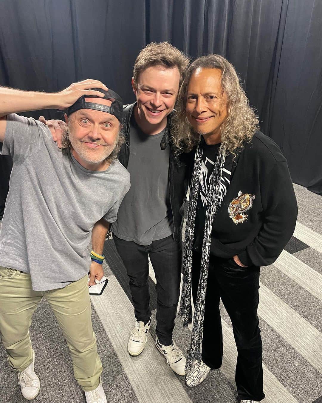 デイン・デハーンさんのインスタグラム写真 - (デイン・デハーンInstagram)「Terrible Triplets 🥁🔥🎸」11月14日 1時16分 - danedehaan