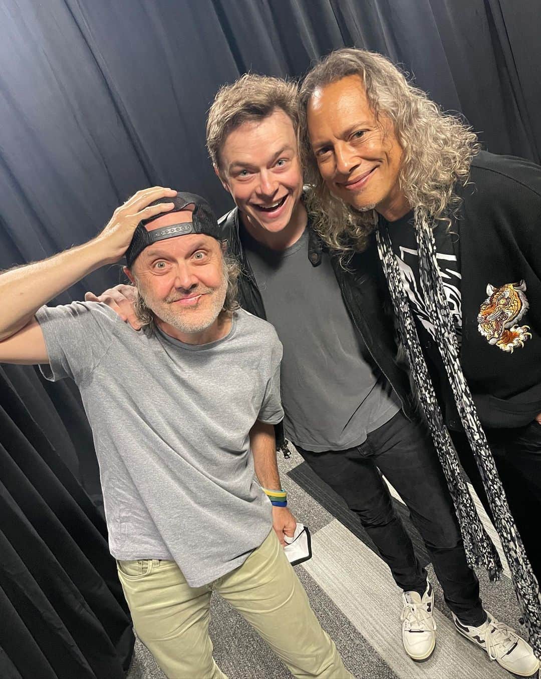 デイン・デハーンさんのインスタグラム写真 - (デイン・デハーンInstagram)「Terrible Triplets 🥁🔥🎸」11月14日 1時16分 - danedehaan