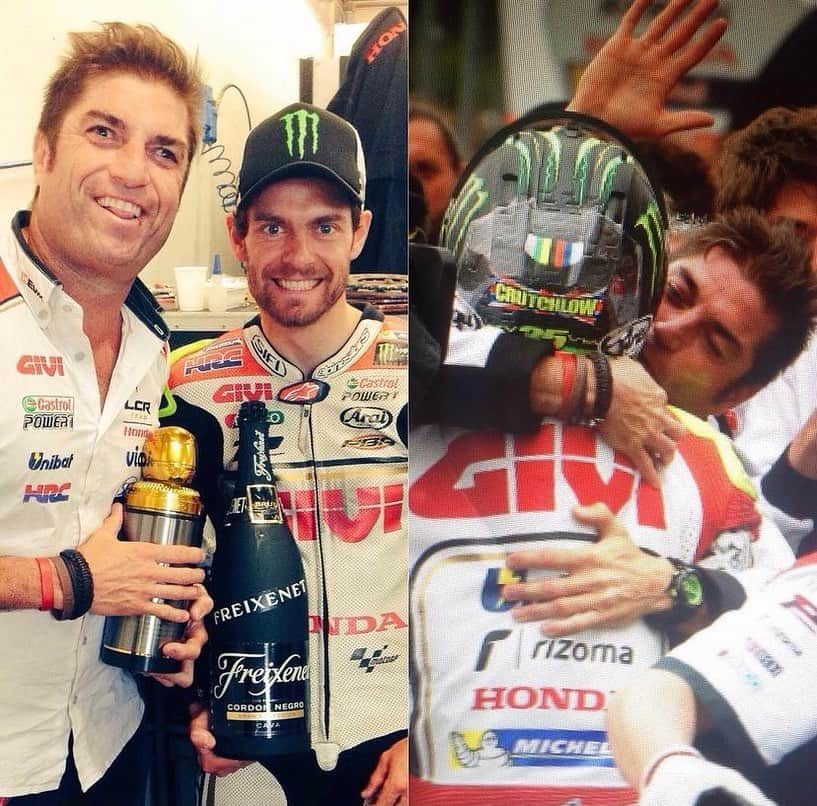 カル・クラッチローさんのインスタグラム写真 - (カル・クラッチローInstagram)「This weekend will be @oscarharotasende last weekend working in @motogp !  These pictures cannot show even a fraction of what he did for me and the whole @lcr.team . Working tirelessly for 30 plus years in the paddock and 6 with me in the team. Picking up our podium trophy’s to picking me up from hospital beds while covered in my piss. The tales would be endless but I am sure he would not have changed a thing. Your a great man Oscar. Now to spend time with his great family ❤️」11月14日 18時28分 - calcrutchlow