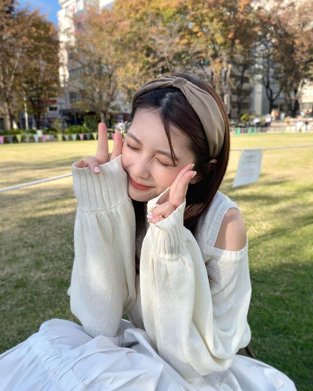 新井遥さんのインスタグラム写真 - (新井遥Instagram)「＾ ピースしがち🙄✌︎」11月14日 19時36分 - haruka_arai_ar