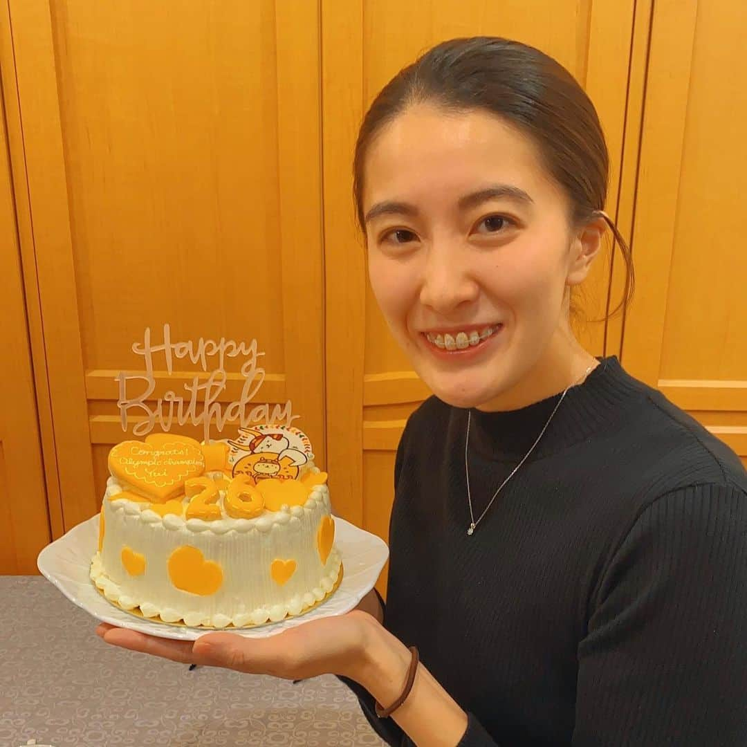 大橋悠依さんのインスタグラム写真 - (大橋悠依Instagram)「． オリンピック＆お誕生日のお祝いに いただいたケーキ🎂❤️‍🔥 ． #ひこにゃん #可愛すぎて #食べられへんとか言ってたけど #いざとなったら容赦なく食べた #美味しかった😋😁」11月14日 21時32分 - yui_ohashi_