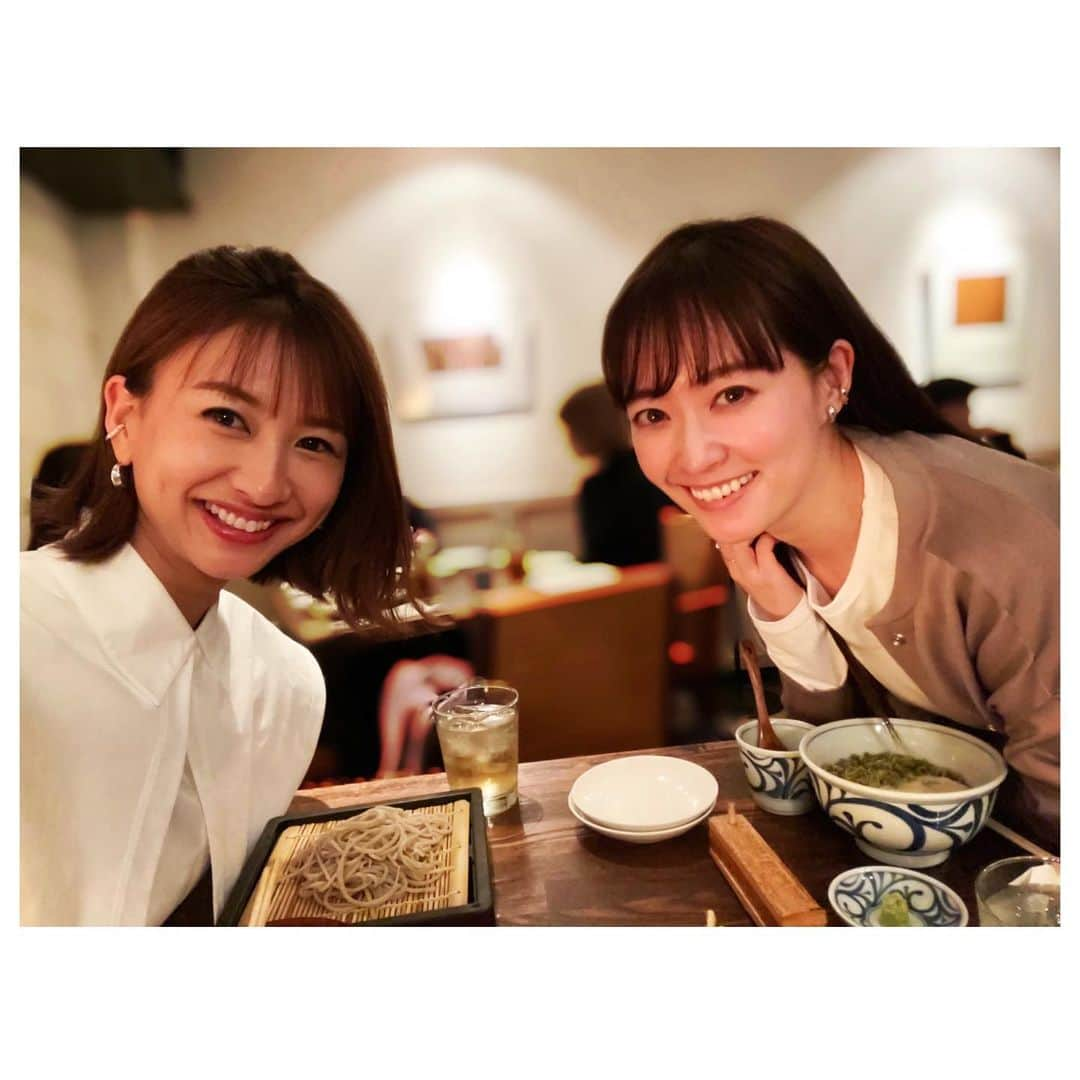 西島まどかさんのインスタグラム写真 - (西島まどかInstagram)「🥢 たぶん人生で初めて後輩と呼ばせてくれた人と蕎麦屋さんで飲みました。 @sawada_minami  同じ番組を同時期に担当していて、少し歳下で、少し所属が後だった南ちゃん。 微妙なラインなのですが、たまに先輩と呼んでくれます。  人と一緒に食事できるのがしみじみと嬉しい最近です。  #蕎麦#そば#蕎麦屋飲み」11月14日 23時24分 - nishijima_madoka