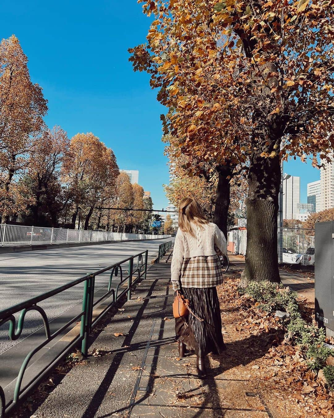 山中美智子さんのインスタグラム写真 - (山中美智子Instagram)「この落ち葉を🍂ザクザク踏んで歩くの　好き😬🤎  この通りALEXIA STAMはじめたての時借りていた、古ーくて狭ーい会社の近くでね🍂  今でも秋に行くのが好きなんだ✨  そしてデニーズによるの😏  ここに来た時だけはメロンソーダ頼む✨  お子様🤣」11月15日 15時00分 - alexiastam1988