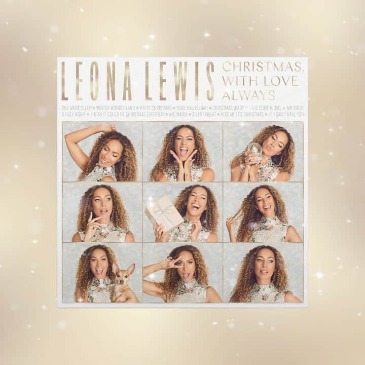 レオナ・ルイスのインスタグラム：「We had so much fun capturing the photos for the new Christmas, With Love Always album artwork. They are a re-imagining from my 2013 album ❤️🐕」