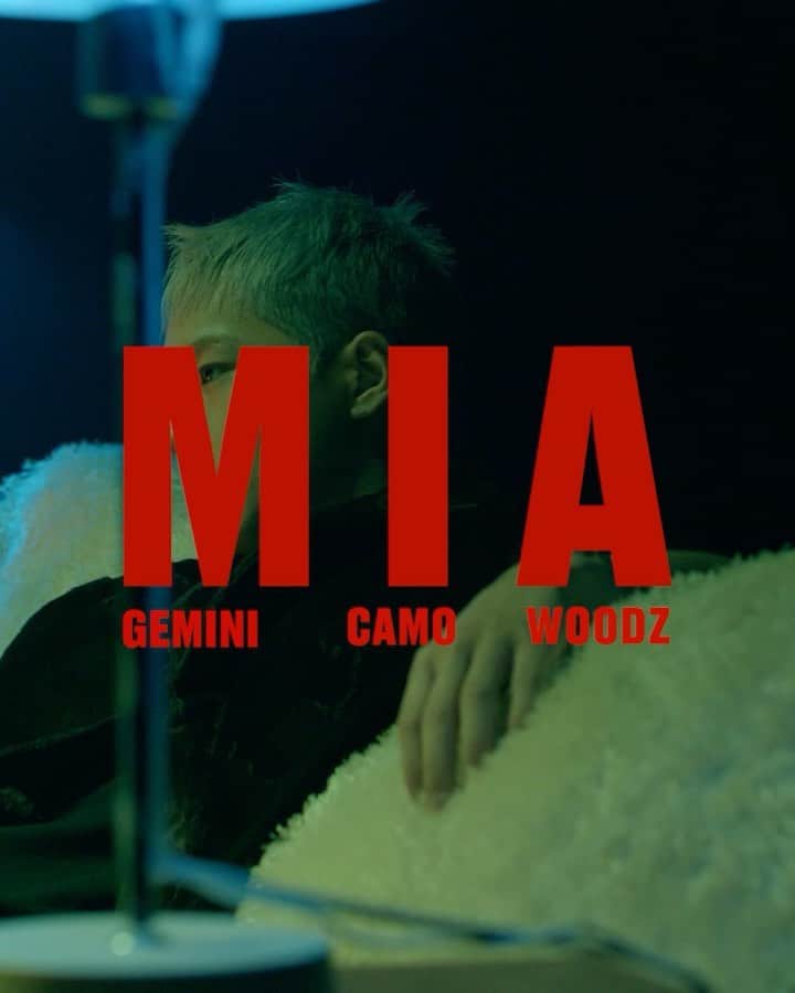 ソン・ファミンのインスタグラム：「GEMINI SEASON🩸  GEMINI’s new single [MIA (feat. CAMO, WOODZ ] is OUT NOW on all streaming platform.」