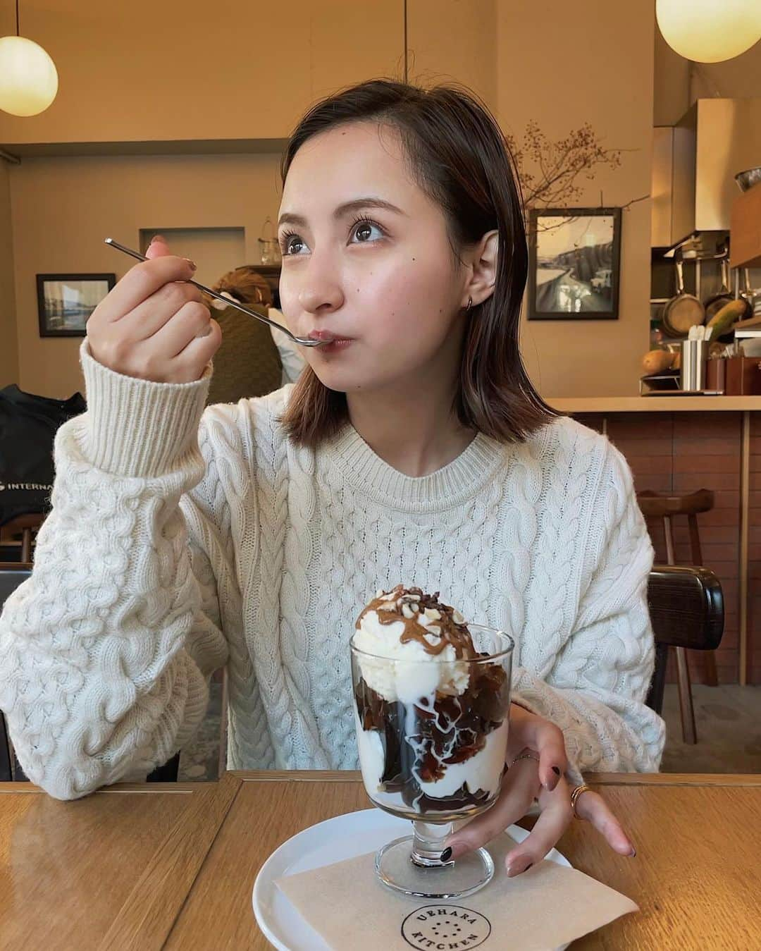 Julia Castroさんのインスタグラム写真 - (Julia CastroInstagram)「☕️🍨🍨🍨 . #coffeejerry  #cafe #restaurant #ueharakitchen  #autumn #fall #fallfashion  #コーヒーゼリー #カフェ #レストラン #秋スイーツ #秋色 #julifashion」11月16日 21時55分 - julia.c.0209