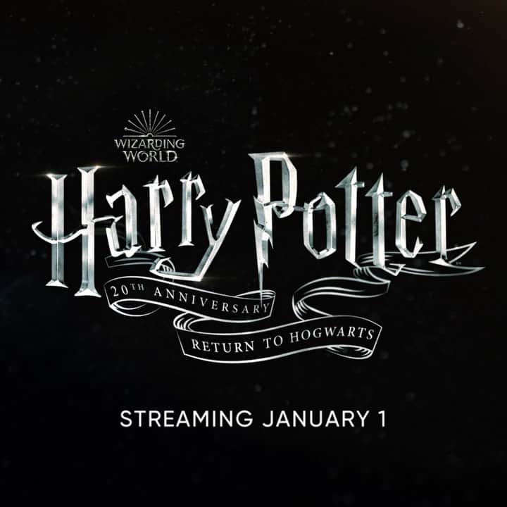 のインスタグラム：「This New Year’s Day… we’re putting the band back together.   #ReturnToHogwarts, streaming only on @HBOMax. International release coming soon.」