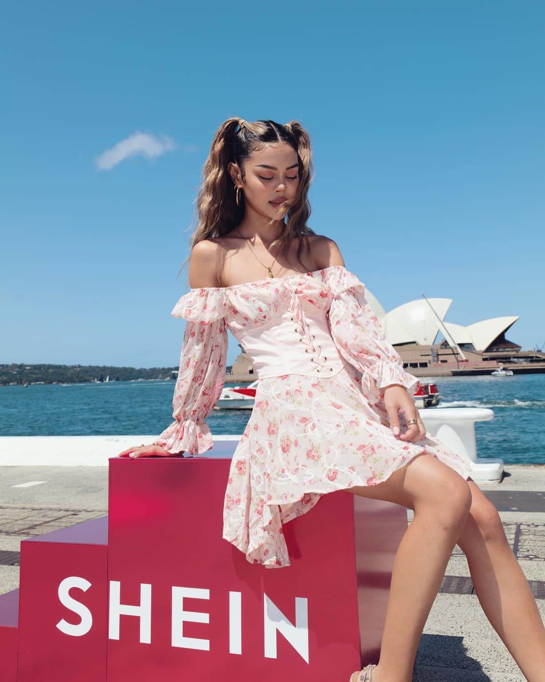 リリーマイマックさんのインスタグラム写真 - (リリーマイマックInstagram)「@shein_au First Australian Runway! 🇦🇺love the new Summer collection ☀️ #Shein #SheinMySecret @toniandguyau Use my code LILYMAYMAC15 For 15% off 😇 .AD」11月17日 17時28分 - lilymaymac