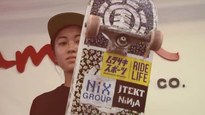 中山楓奈のインスタグラム：「@diamondsupplyco @vitorborger  @ryanly  Thank you so much🙏🙏🙏 I want to go to Diamond Supplyco Skate Park  again!」