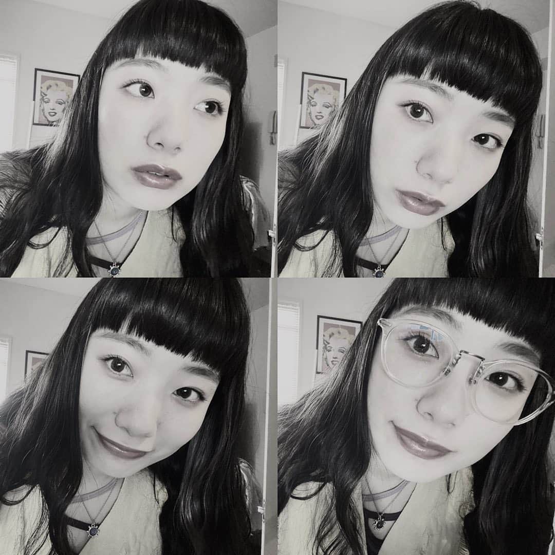 相羽瑠奈のインスタグラム：「😶😗🙂🤓」