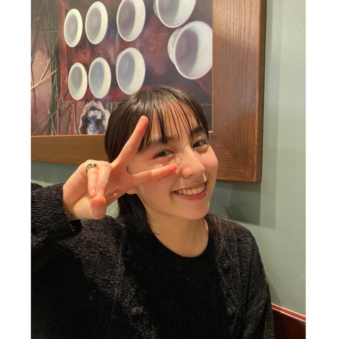 小高サラさんのインスタグラム写真 - (小高サラInstagram)「・  ピスタチオのケーキ食べたの🧁  #✌︎✌︎✌︎ #安定のぴーす #です」11月17日 21時08分 - sara_odaka_official