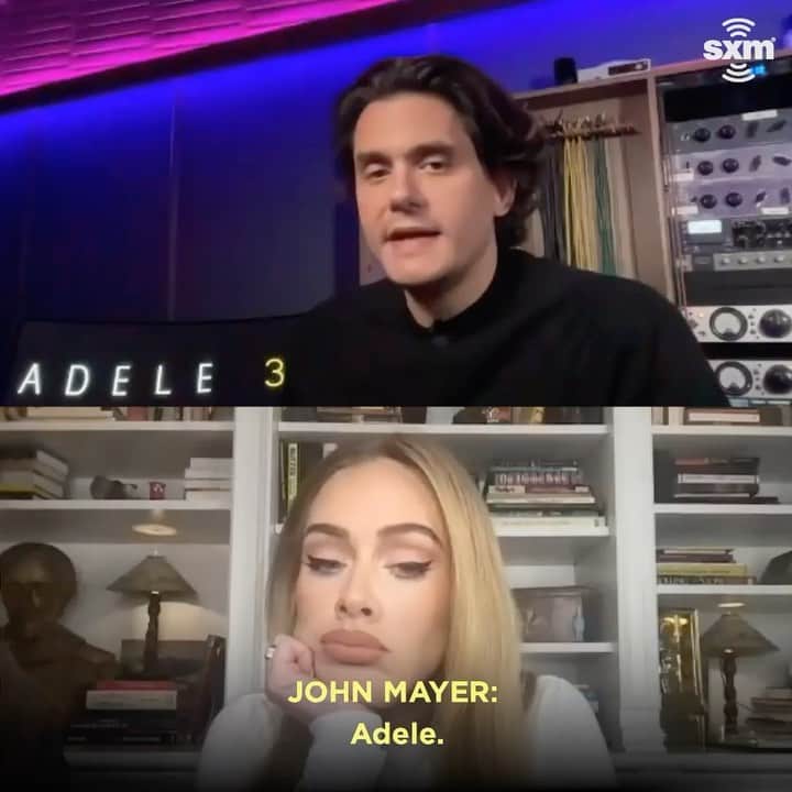 ジョン・メイヤーのインスタグラム：「I interviewed my friend @adele for @siriusxm, and her answer to this question was as evolved, honest and insightful as the rest of what she shared in our conversation. It airs Friday morning on Hits 1 at 7am ET. Her new album ‘30’ drops Thursday at midnight. It is exquisite, profound, and will surely soften the world’s heart. Thank you, Adele.」