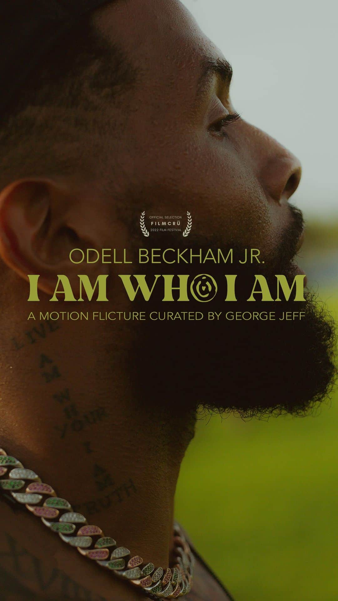 オデル・ベックハン・ジュニアのインスタグラム：「I AM WHO I AM - The Film 🎞  Streaming Now WWW.OBJ.LOVE  #IAMWHOIAM」