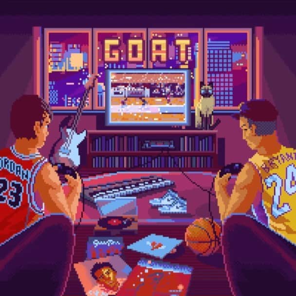 Shing02のインスタグラム：「GOAT - @bammikal feat. Shing02 scratches by DJ Icewater streaming in full now! Remixes coming soon stay tuned 🏀👀 "Golden era was way better than platinum ok"」