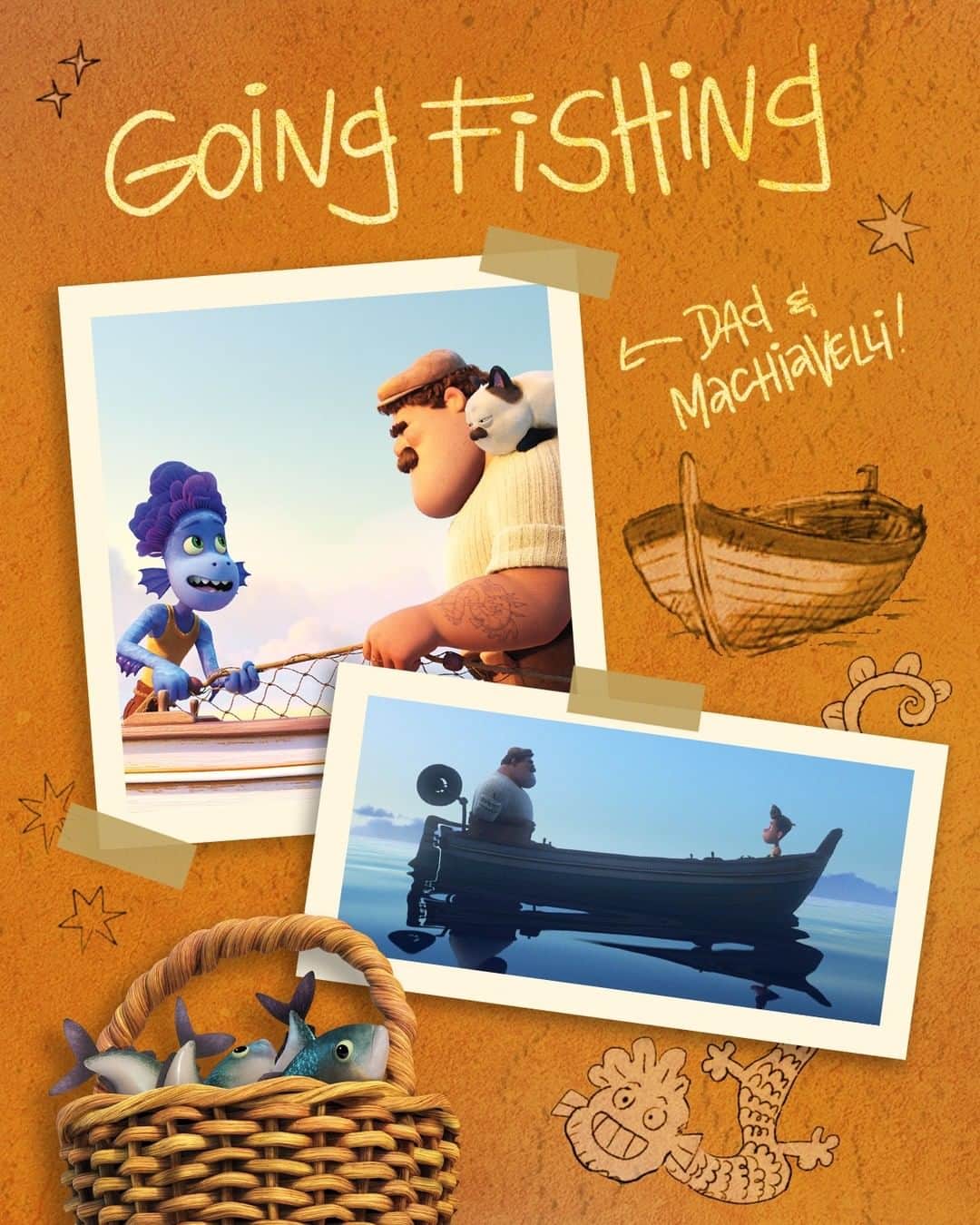 Disney Pixarさんのインスタグラム写真 - (Disney PixarInstagram)「Discover a few of the favorite things Alberto's been up to in Portorosso! 🍝 🐟 🚲  #CiaoAlberto is now streaming on @disneyplus.」11月18日 8時00分 - pixar