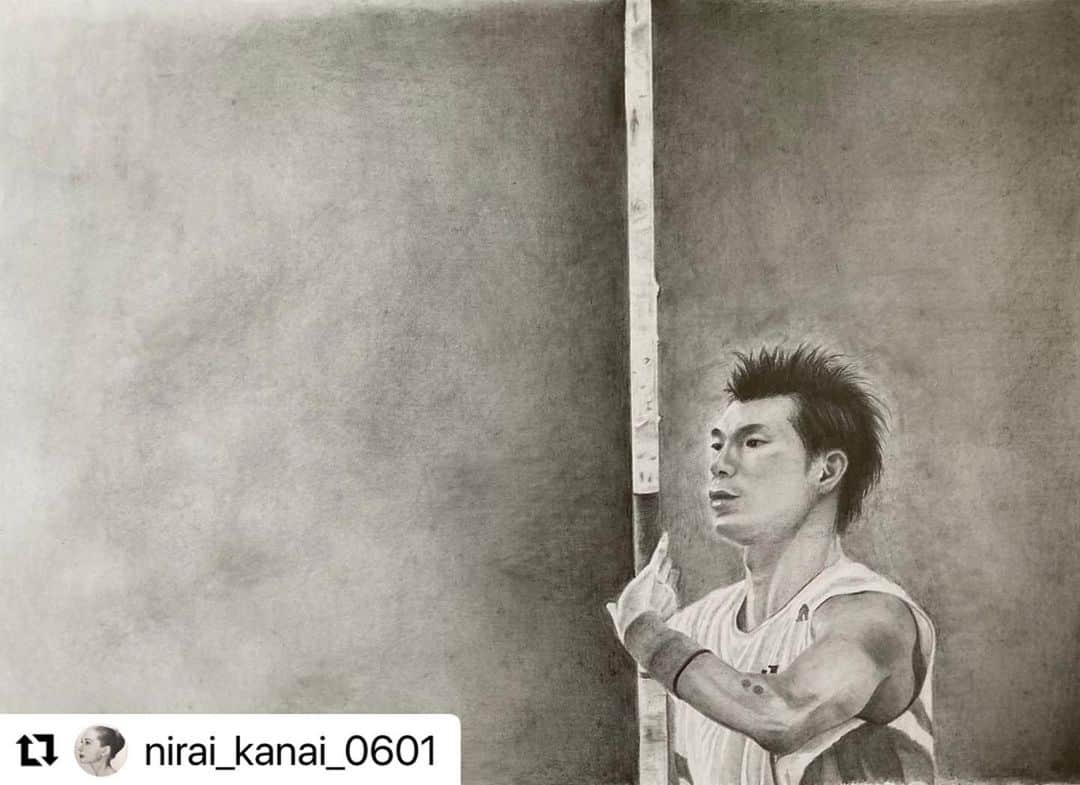 澤野大地さんのインスタグラム写真 - (澤野大地Instagram)「とっても素敵な鉛筆画を頂きました。早速部屋に飾らせて頂きます。 @nirai_kanai_0601 さん、ありがとうございます😊」11月18日 14時51分 - daichisawano