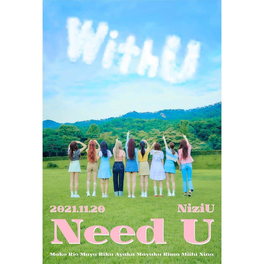 Niziさんのインスタグラム写真 - (NiziInstagram)「NiziU 1st Album『U』 2021.11.24 Release   [📸] “Need U” Teaser Photo１  “Need U” 2021.11.20 Digital Release  #NiziU #ニジュー #니쥬 #WithU #NiziU_1stAlbum #U #Need_U」11月18日 11時04分 - niziu_info_official