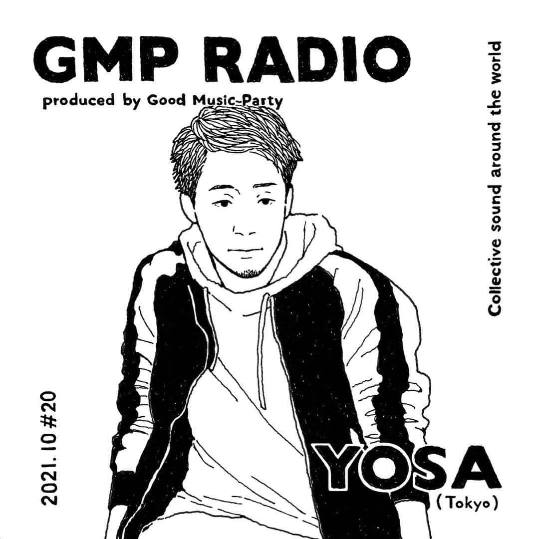 Tropical Discoのインスタグラム：「『GMP Radio Tokyo #20 Mix- by YOSA(Tokyo) /2021.10』 . Enjoy the set from the link in bio . Art Work by Ayumi Yamamoto .」