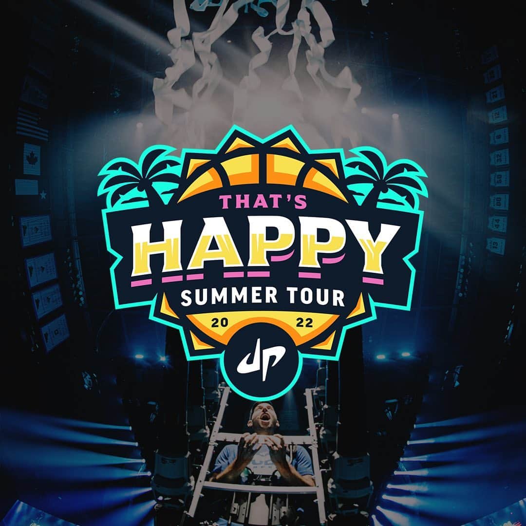 のインスタグラム：「🚨HUGE NEWS!🚨 The 2022 Dude Perfect That’s Happy Tour is coming to a city near you this Summer! We’re PUMPED for an all-new show in 24 cities across the country, including 11 we’ve never been to.  For the first chance at tickets, sign up for pre-sale NOW at thatshappytour.com (or hit the link in our bio). LET’S GO!!! #ThatsHappyTour」