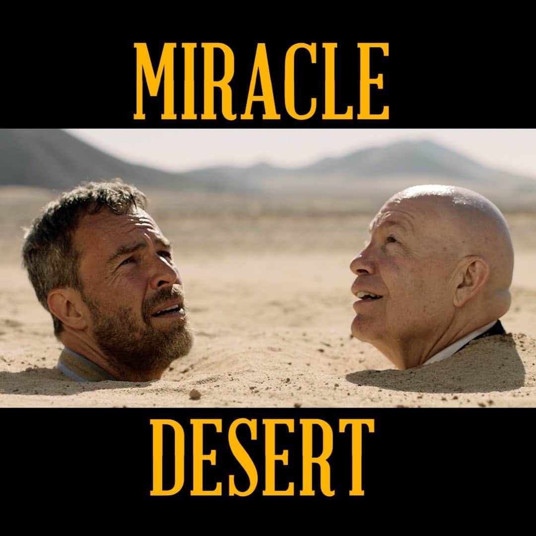 JR・ボーンのインスタグラム：「NOW it’s fully ready! LINK IN BIO MIRACLE DESERT  Watch and share with family and friends! And strangers! Love strangers.   @thecursedpages  @markhosack  @lighthousefilms  @miracledesertfilm」