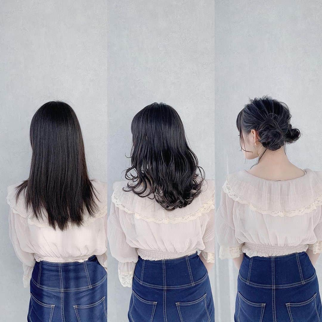 前田渉さんのインスタグラム写真 - (前田渉Instagram)「.    劇的Before→After→Arrange   Cut:メンテナンスカットしつつ、前髪を軽くしてシースルーパッツンに✂︎ Styling:32mmのコテでワッフル巻きに💫💫 Arrange:耳後ろで2つにまとめたツインわた団子🍡💕       仕上がりはこちらに💁‍♂ @cachetaro .     #わたるマジック #わたるフィルター #cachecache #cachecacheomotesando #BeforeAfterArrange #美容師 #イメチェン #前髪 #ヘアアレンジ #ワンホンヘア #cachecacheoil #簡単アレンジ #ワンホン #アイドル #シースルーバング #セルフアレンジ #シースルーパッツン #透明感 #シースルーぱっつん #わたアレンジ #簡単ヘアアレンジ #劇的ビフォーアフター #黒髪 #ツイン団子 #前髪カット #似合わせカット #猪子れいあ #ぱっつん前髪 #波ウェーブ #ウェーブ巻き」11月18日 21時24分 - wataru_magic