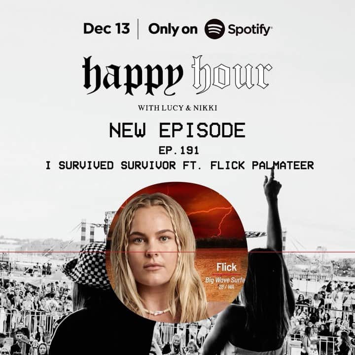 フェリシティー・パルマティアーのインスタグラム：「Want a bit more of an insight into my life?   I talked to @wethe_wildones on Happy Hour podcast about my @survivorau experience, processing my Mum's passing, dealing with grief, finding my identity and my professional surfing career 🏄🏼‍♀️  Link in bio 🧡」