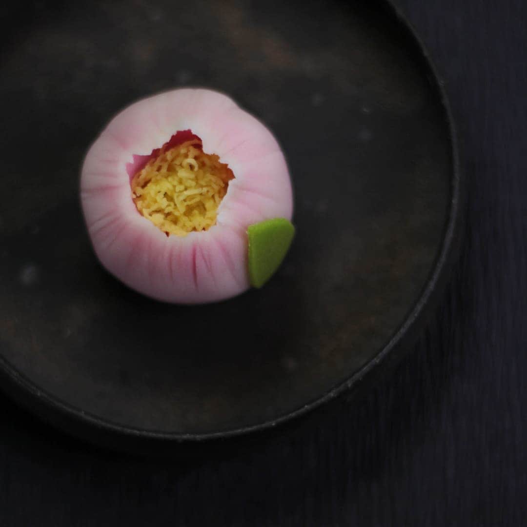 和菓子職人 三納寛之さんのインスタグラム写真 - (和菓子職人 三納寛之Instagram)「『山茶花』 練り切り製 小豆漉し餡  この時期ピンクのお菓子となると真っ先にうかぶのが山茶花。抽象的な表現が多いので他の花の表現とほぼ同じようなお菓子もあります( ˊᵕˋ ;)💦葉っぱついてるかどうか？とかで牡丹になるお菓子とか梅になるお菓子とかあります。  こちらも今度の21日（日）星が丘テラスでの販売する詰め合わせに入る予定です。  ーーーーーーーーーーーーーーーーー   # 和の菓さんのう#三納寛之  #和菓子 #wagashi #日本 #JAPAN #Food #FoodPIC #美味しい #綺麗 #可愛い #花 # #Flower #茶道#抹茶#上生菓子#生菓子#主菓子#練り切り#ねりきり#山茶花」11月19日 8時02分 - wagashi_sanchan