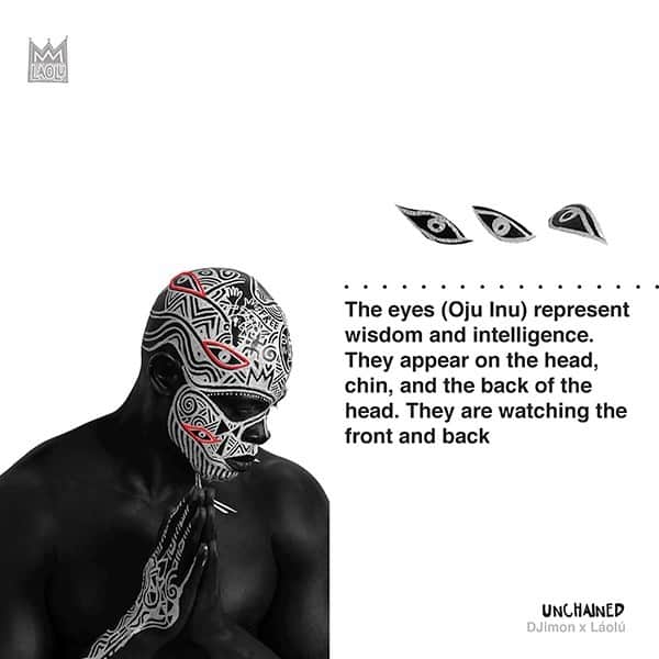 のインスタグラム：「This Òrisùn by Láolú explains the symbolism of our digital ‘Time to Heal’ artwork series. Please support my nonprofit, the Djimon Hounsou Foundation, by purchasing a limited edition NFT of ọwọ Adura. Link in bio🙏🏿🙏🏿🙏🏿  #nftdrop #binancenft #timetoheal #Africa #sacredartoftheori #slavery」